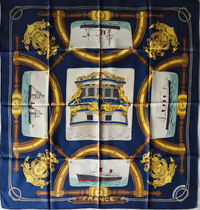 Hermès - FRANCE by Christiane Vauzelles. Édition spéciale. - Foulard