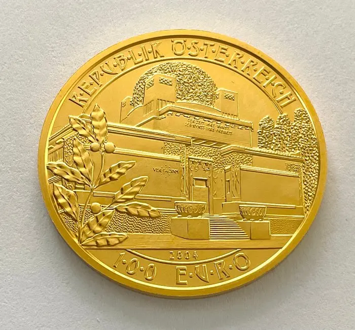 Austria. 100 Euro 2004 "Die Wiener Secession"