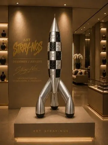 Art Stray-Nos - New collection " Haute couture Chanel , Orbit N°5 ".