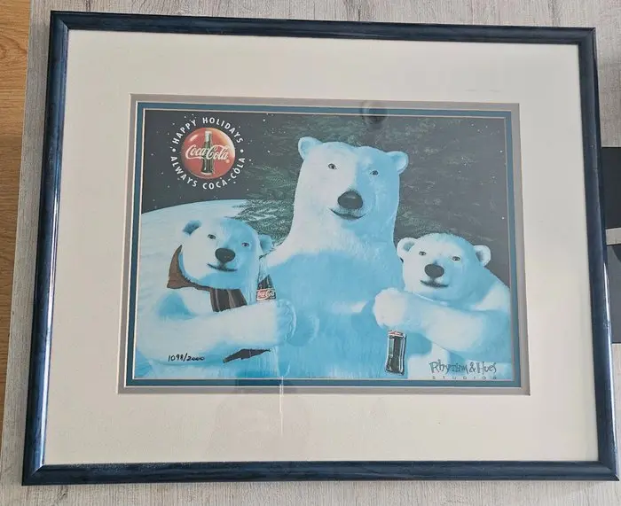 Ken Stewart - Coca-Cola - Polar Bear and Cubs - 1990s