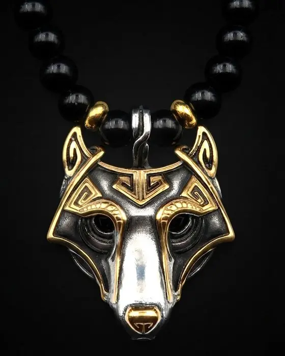 Obsidian - Viking Wolf - Spiritual Protection and...