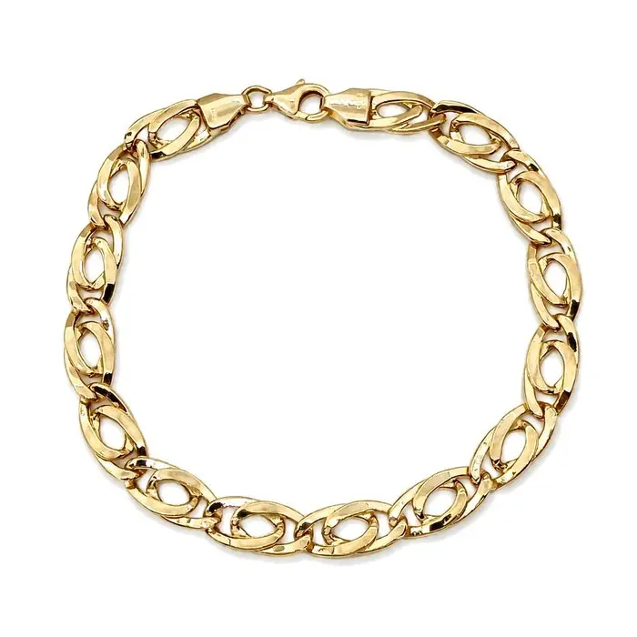 Bracelet - 18 kt. Yellow gold - Handmade - Made in Italy