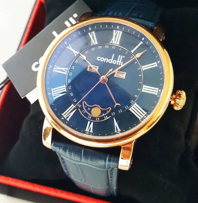 Condotti - CALENDAR - Moonphase - Gold - New - Men - 2026