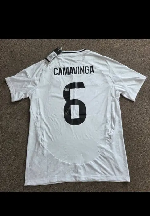 Real Madrid - Spanish Football League - Eduardo Camavinga - Football shirt