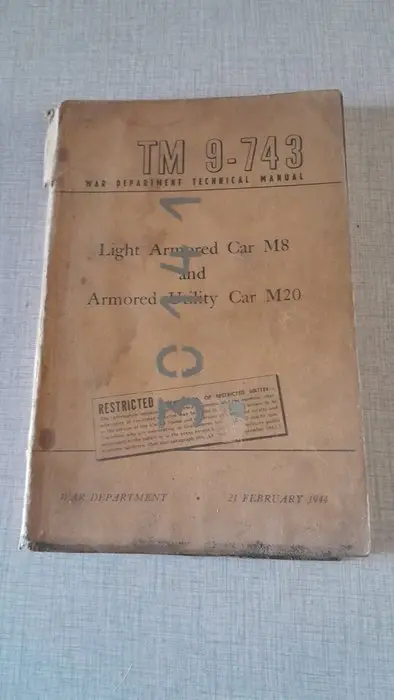 United States War Department - TM 9-743 manual - 1944