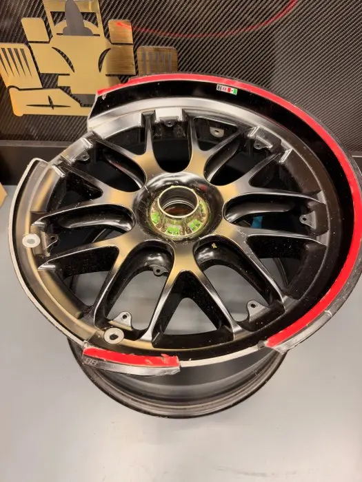 Tyre complete on wheel - Red Bull - Sergio Perez 2022 Crashed Wheel