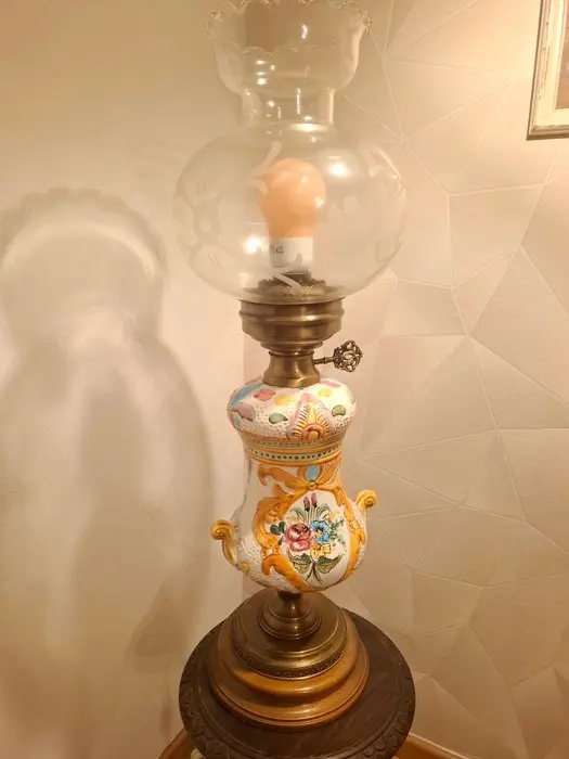 Table lamp - Ceramic - Majolica