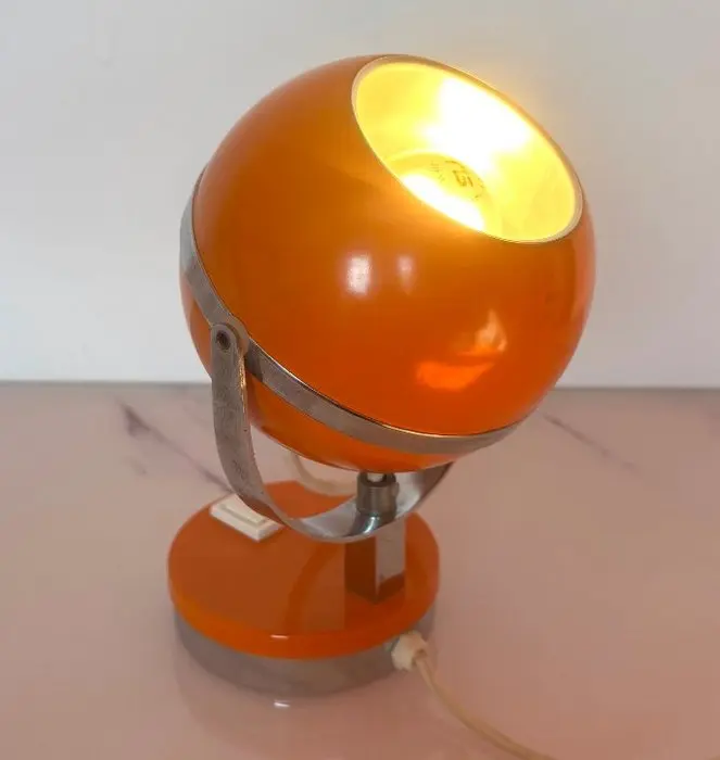 Table lamp - Steel, Aluminium - Lamp model “Eyeball”