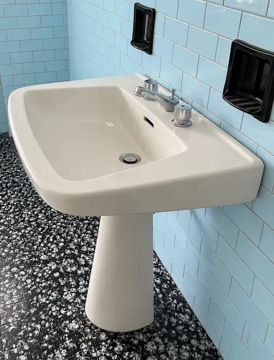 Mid-century modern Lavabo (2) - Ideal Standard - Ceramic...