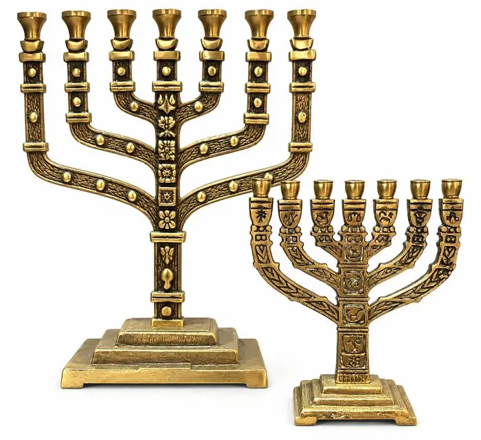 Menorah (2) - Brass