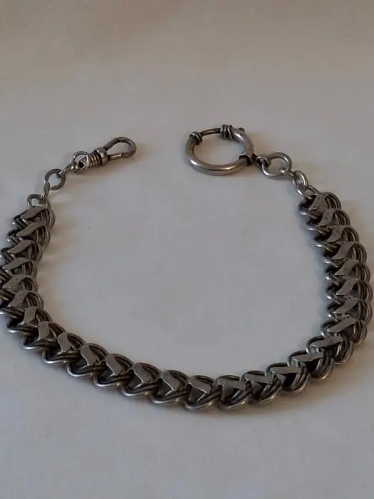 Antieke Zilveren Biedermeier Hollandse Horloge ketting