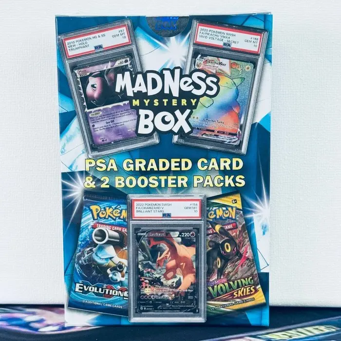 Pokémon Mystery box - Madness Mystery Box - PSA Graded...