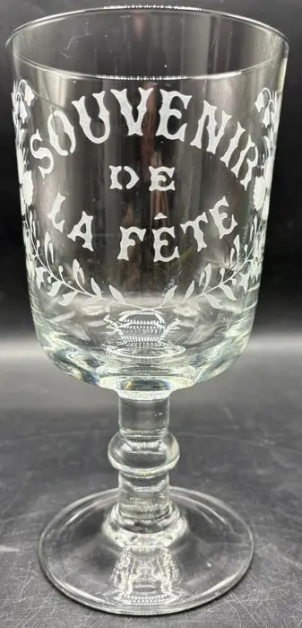 Wine glass - Souvenir of the Party - Crystal - Special-occasion glass