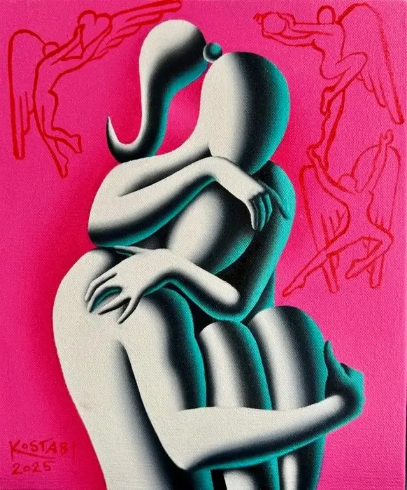 Mark Kostabi (1960) - Holding infinity
