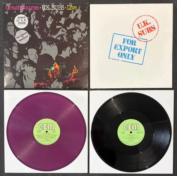 U.K. Subs - Crash Course - LP - 1980