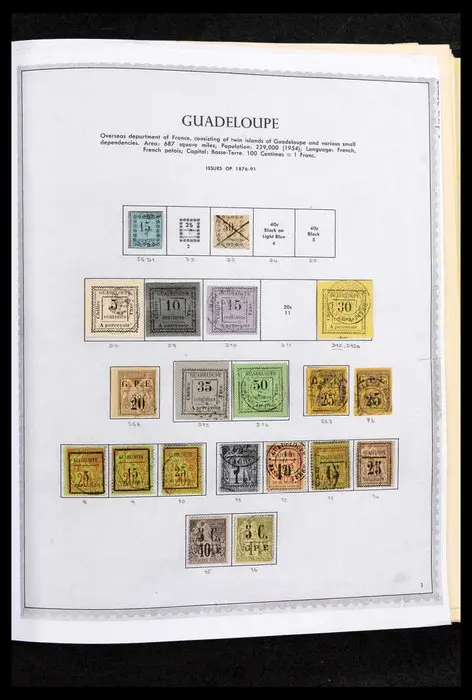 French Colonies 1873/1947 - French, Danish & Spanish Colonies collection