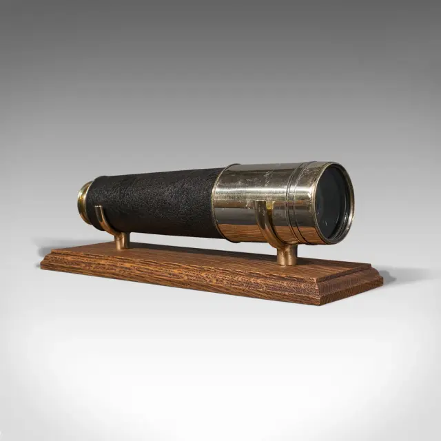 Antique Ross Telescope, English, 3 Draw, Terrestrial Refractor, Early