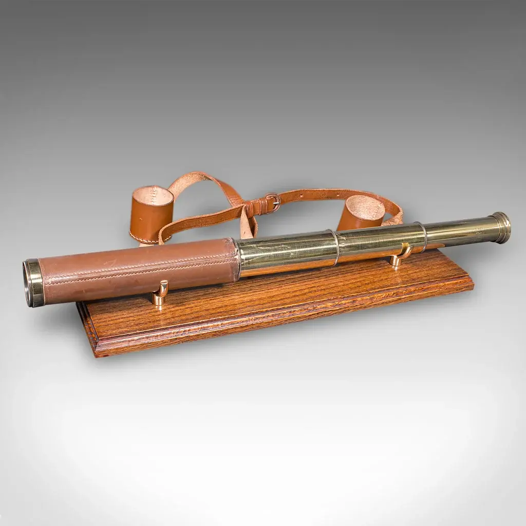 Vintage 3-Draw Telescope, English, Navigation, Astrological, Broadhurst