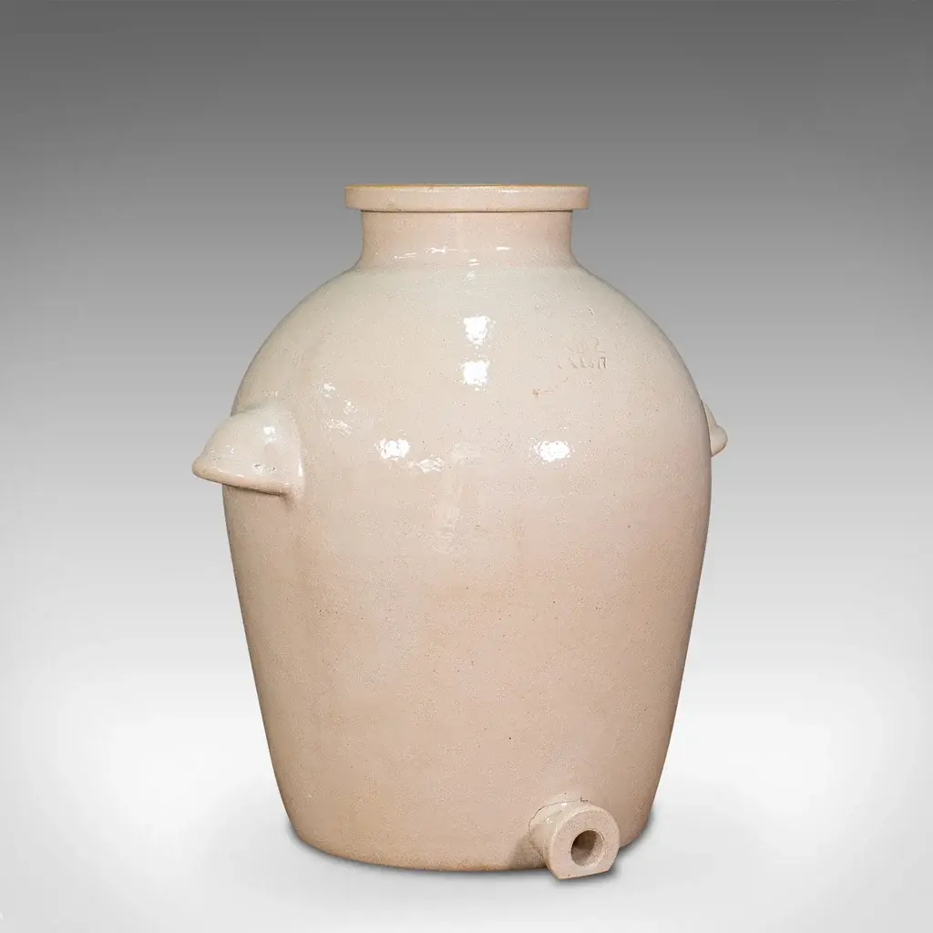 Large Vintage Storage Pot, English, Ceramic, Decorative, Hall, Umbrella Stand
