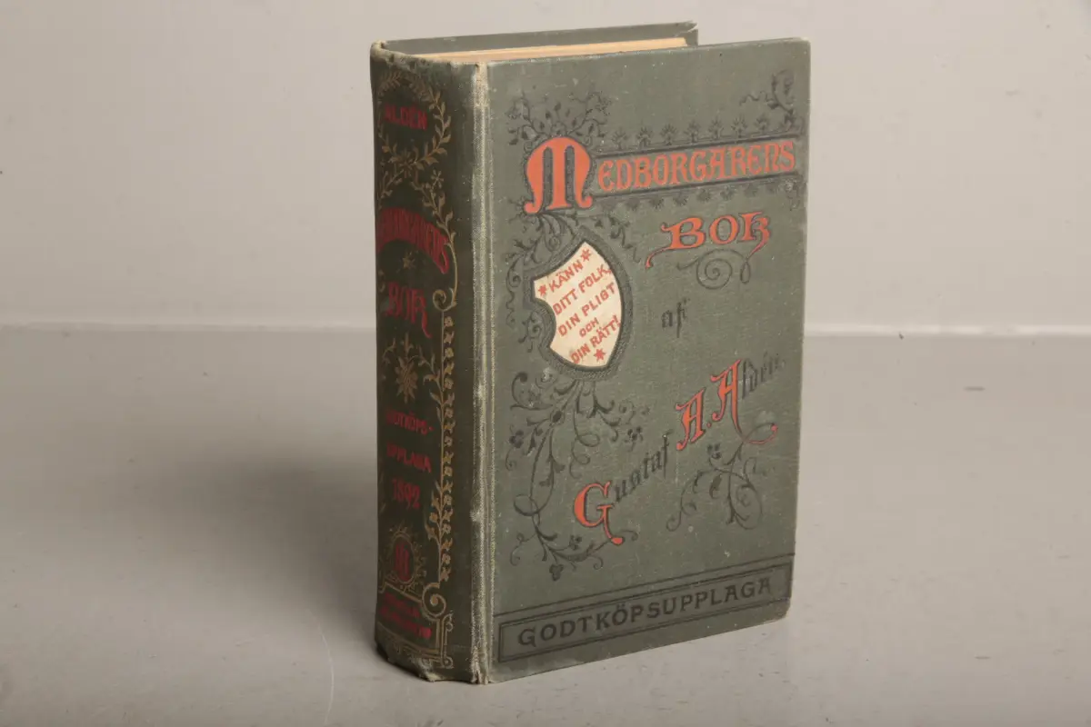 Bok- "Medborgarens Bok, Sveriges Statskunskap- Aldén"