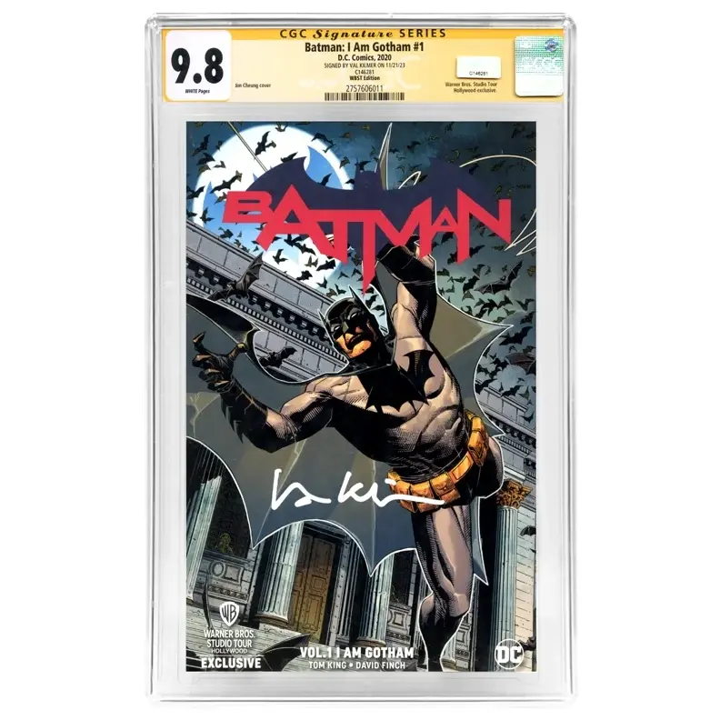 Val Kilmer Autographed 2020 Batman I Am Gotham #1 Warner Brothers