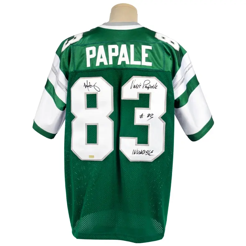 Mark Wahlberg and Vince Papale Autographed Invincible Philadelphia