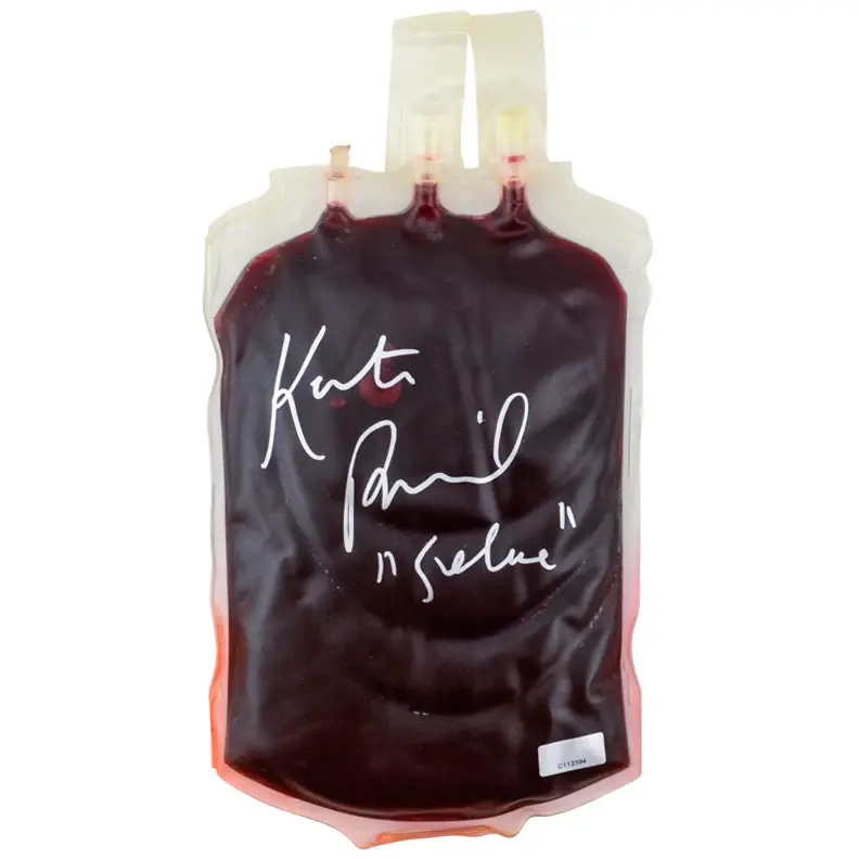 Kate Beckinsale Autographed 2012 Underworld Awakening Screen Used Blood Pack