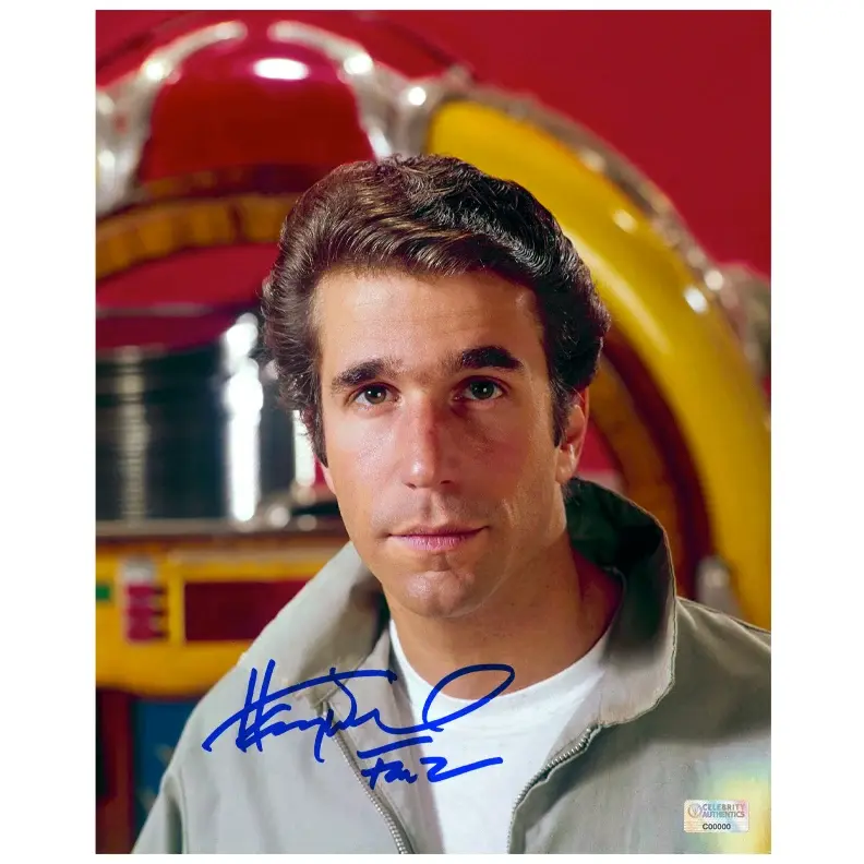 Henry Winkler Autographed Happy Days 8x10 Jukebox Photo