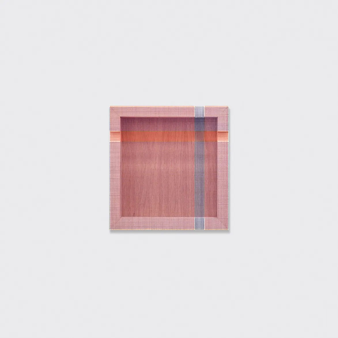 Untitled (red and blue recessed), 2026 - Brian WILLS