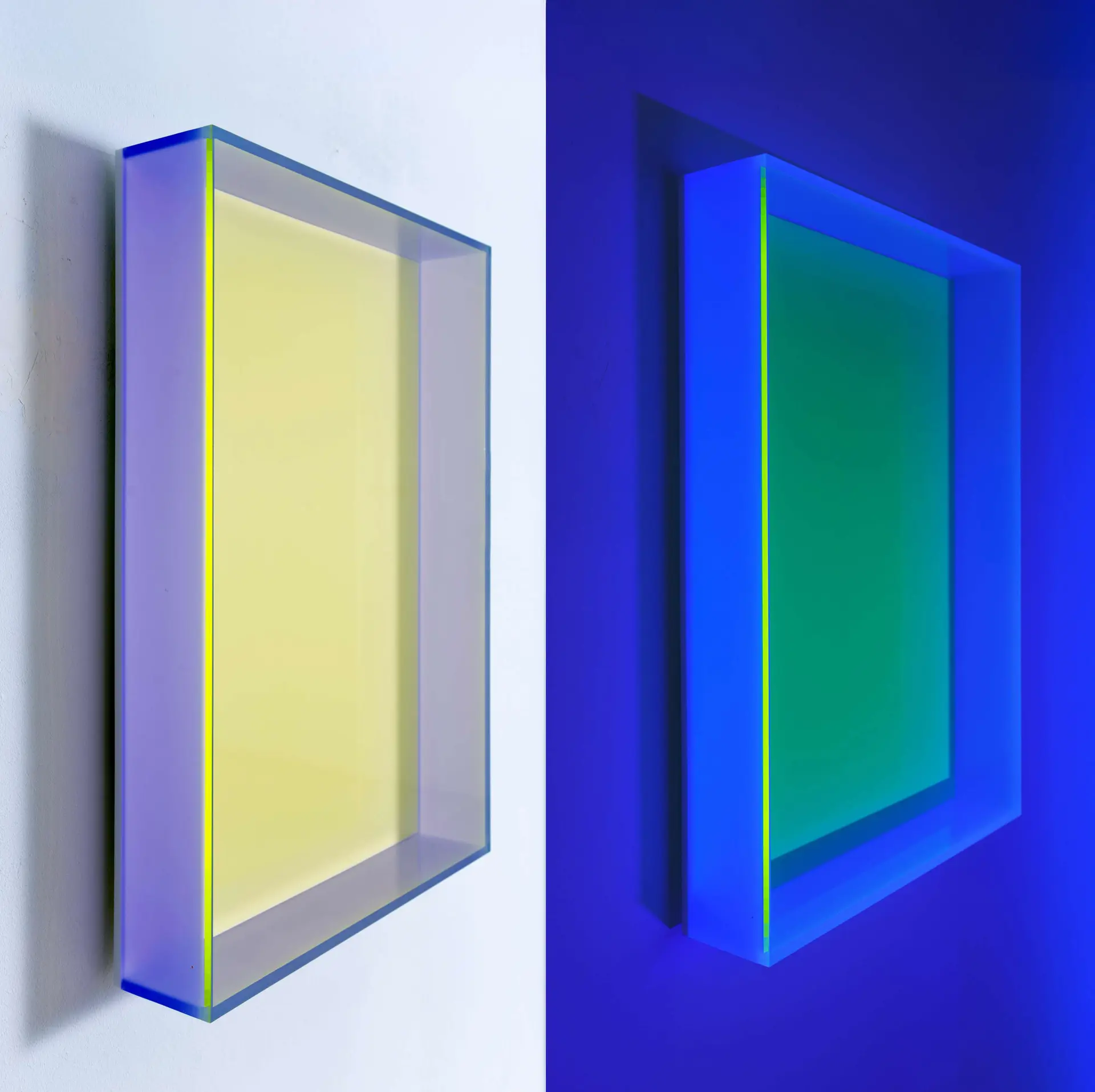 Colormirror glow after violet knokke, 2021 - Regine SCHUMANN