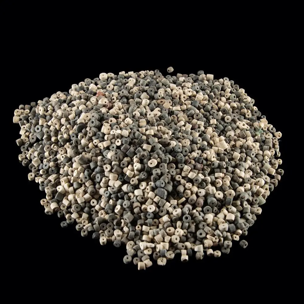 Sumerian Steatite and Shell Bead Hoard, One Pound Lot