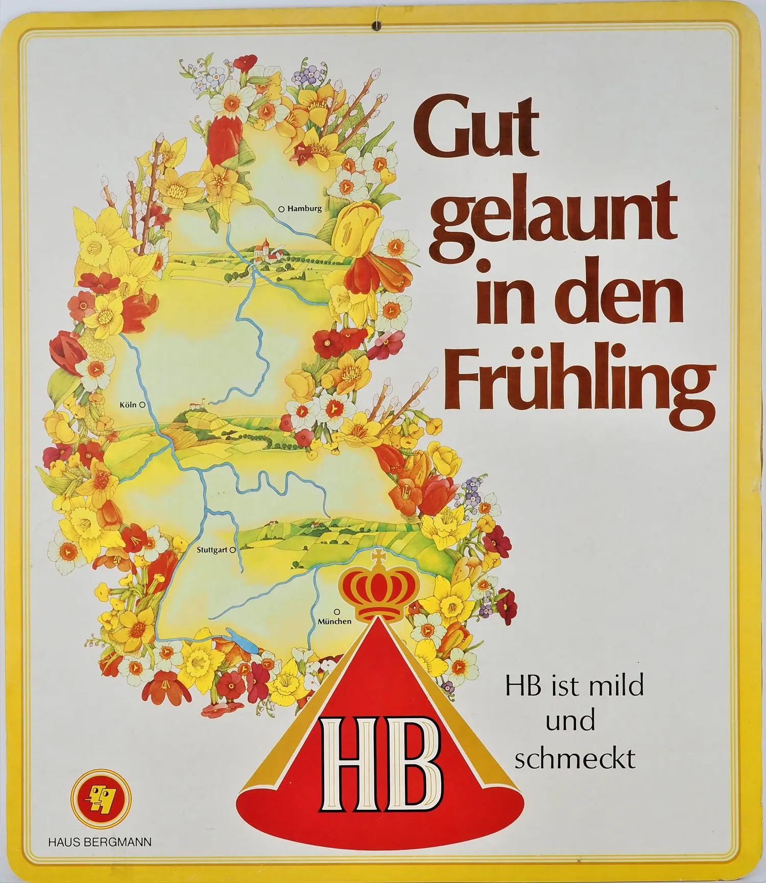 Los 1631: Großes HB Werbeplakat