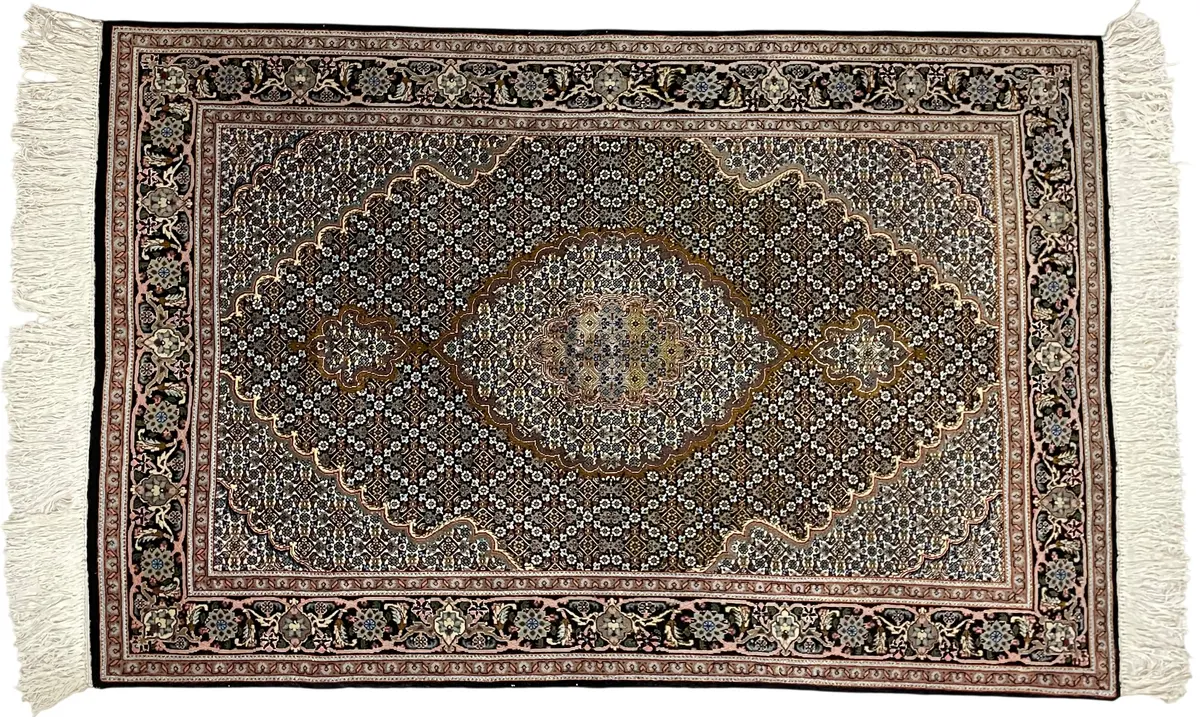 Los 1354: Handgeknüpfter Perserteppich Täbriz, Persien, 155x101cm, 1980er