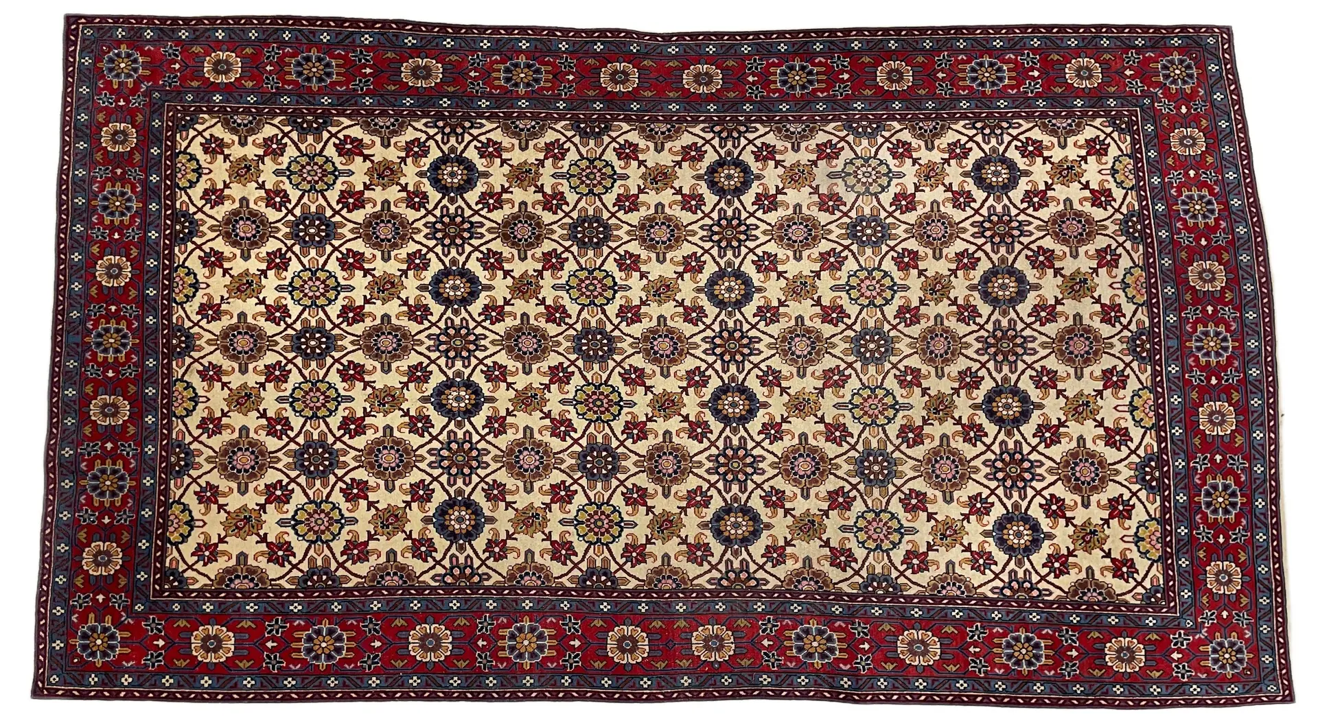 Los 1360: Handgeknüpfter Orientteppich mit Mahi-Design, Persien, 243x 137cm