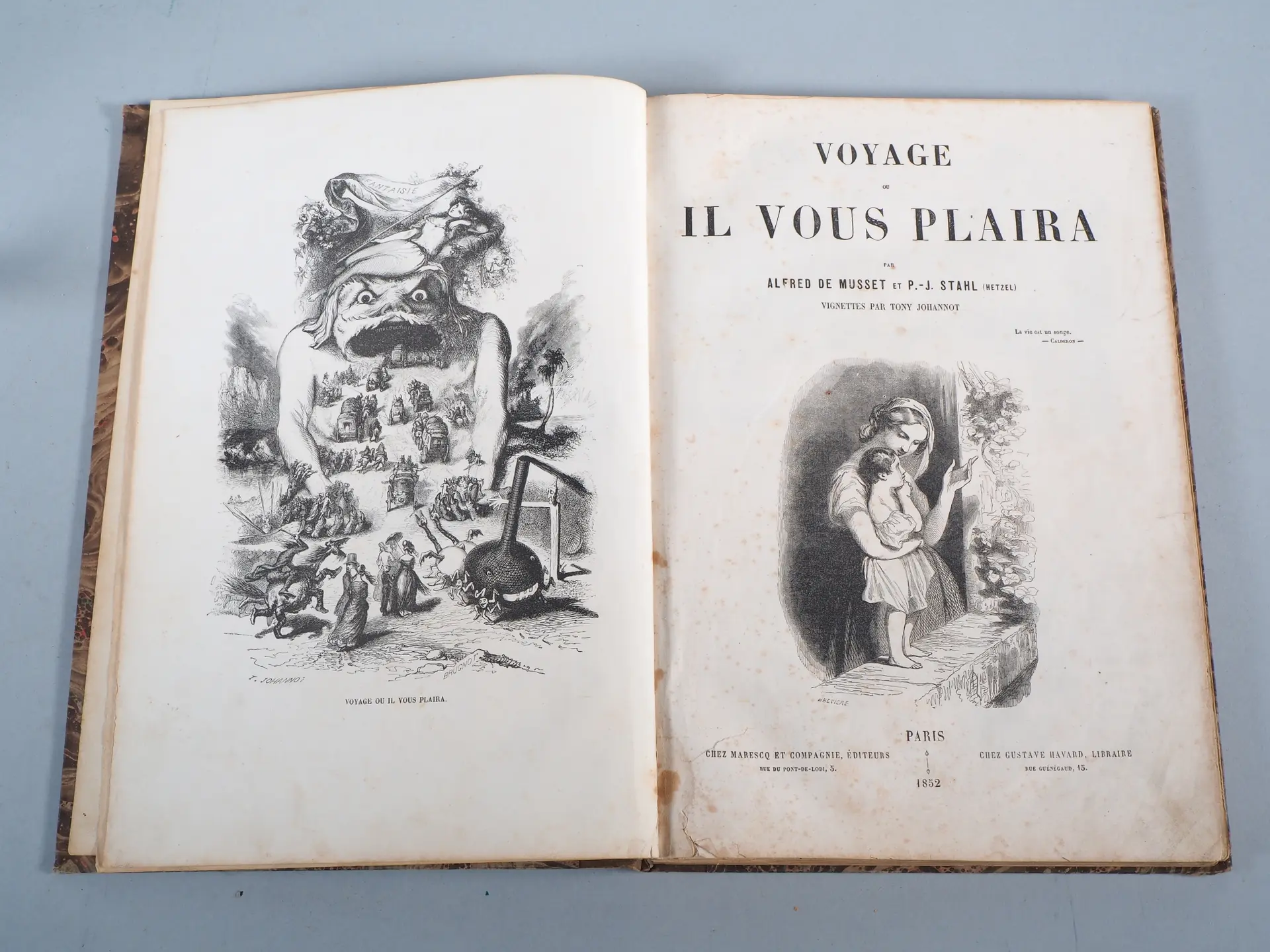 Los 1237: Tony Johannot: Voyage ou il vous plaira, 1852