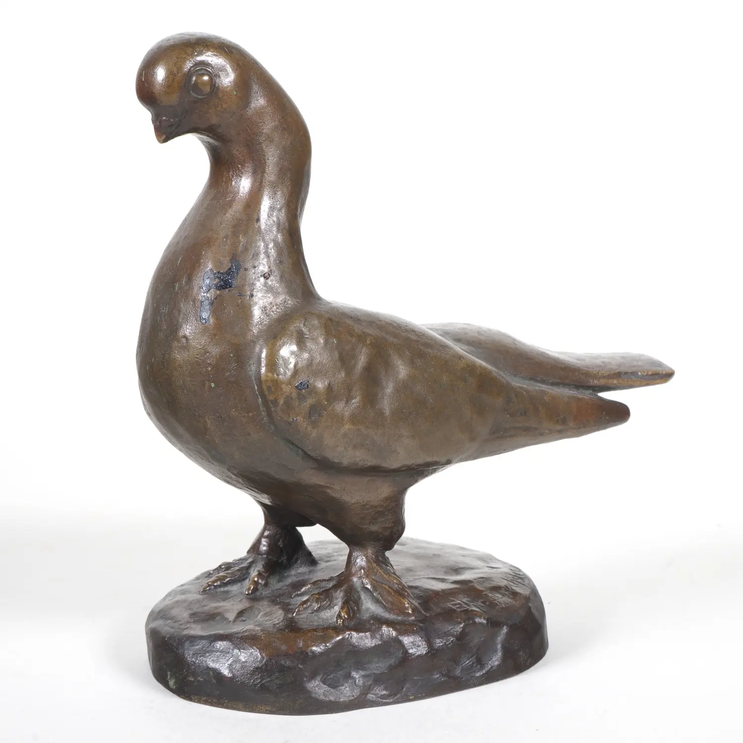 Los 1104: Elfriede Drechsler (1923 - 2009, Weinböhla) - Bronze Taube, 1948