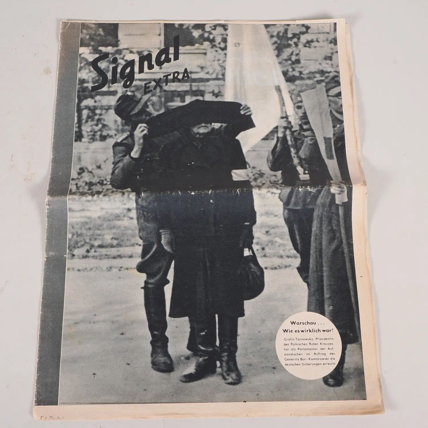 Los 2358: Original Zeitung SIGNAL Warschauer Aufstand 1944 SS Kriegsberichter
