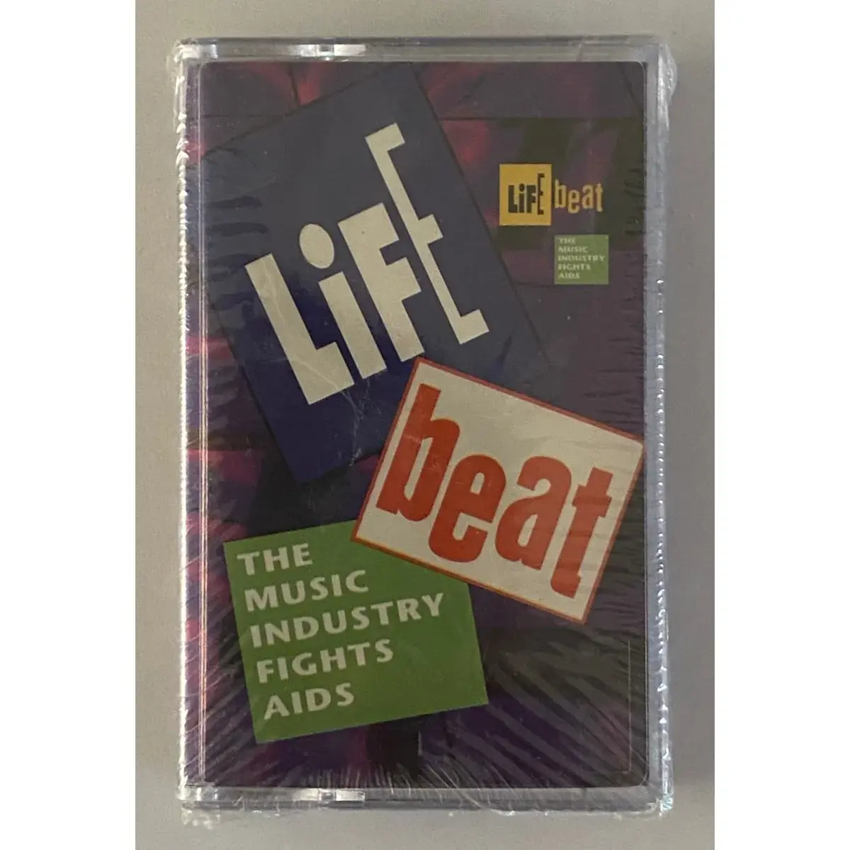 LIFEbeat Cassette with Rainbow Condom 90s Sealed