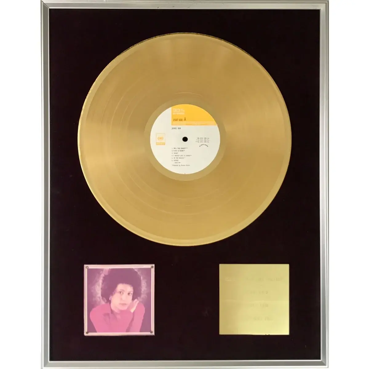 Janis Ian Greatest Hits 1970s CBS/Sony Records Award