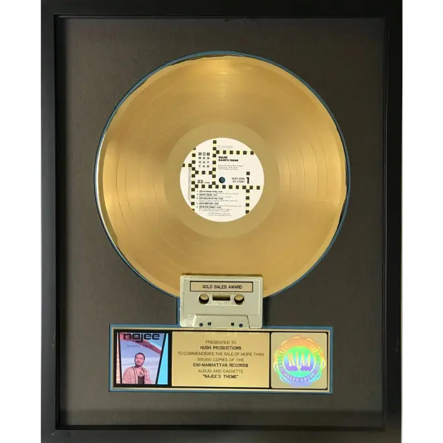 Najee Najee's Theme RIAA Gold Album Award