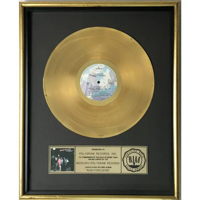 Bar-Kays Nightcruising RIAA Gold Album Award