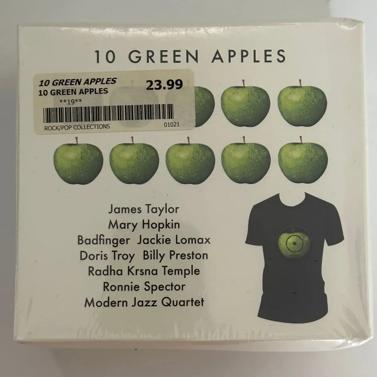 10 Green Apples CD + XL T-Shirt 2010 Exclusive Special Ed Sealed