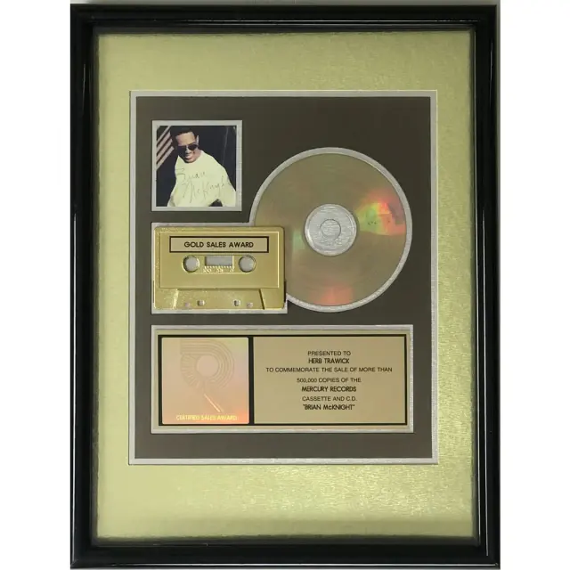 Brian McKnight debut RIAA Gold Album Award