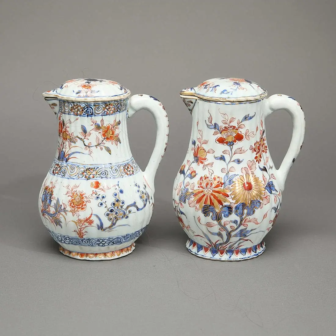 2 Chinese Export Imari Jugs