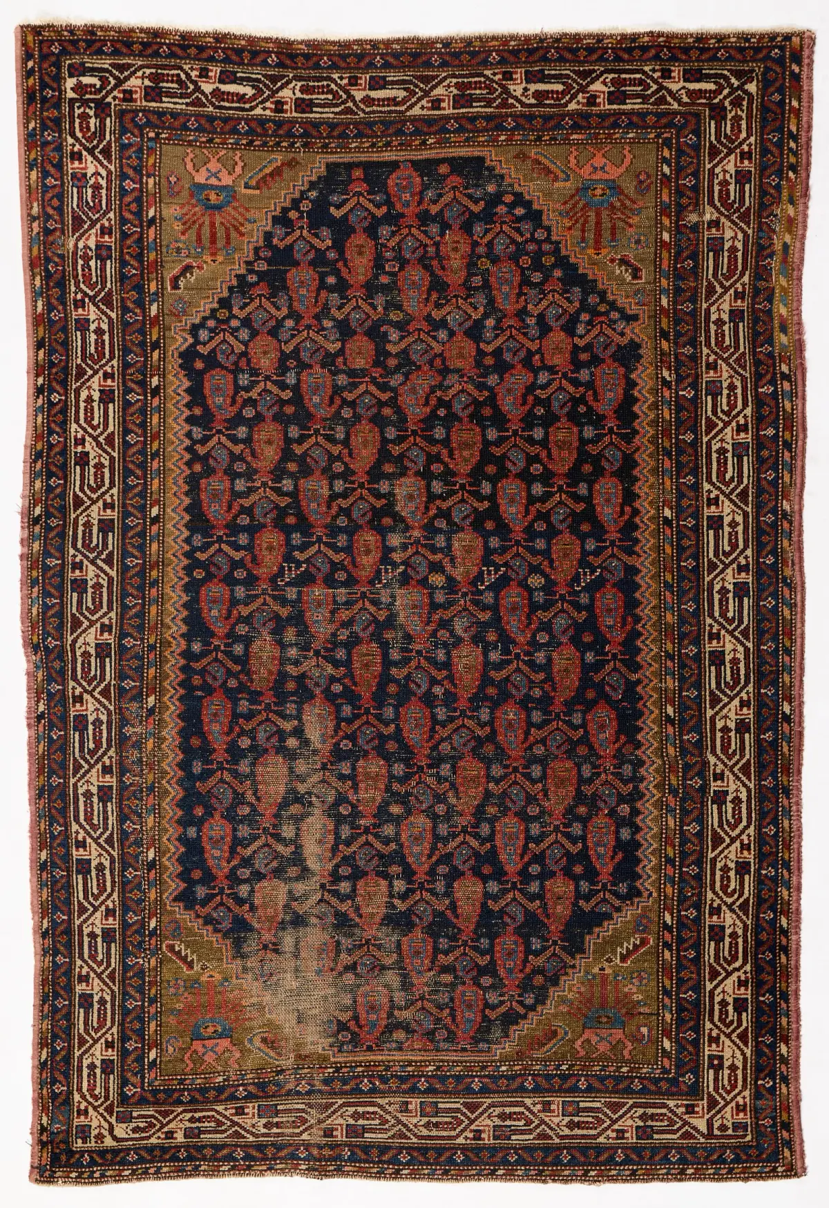 Early 20th c. Persian Malayer Rug 6'3"x4'3"