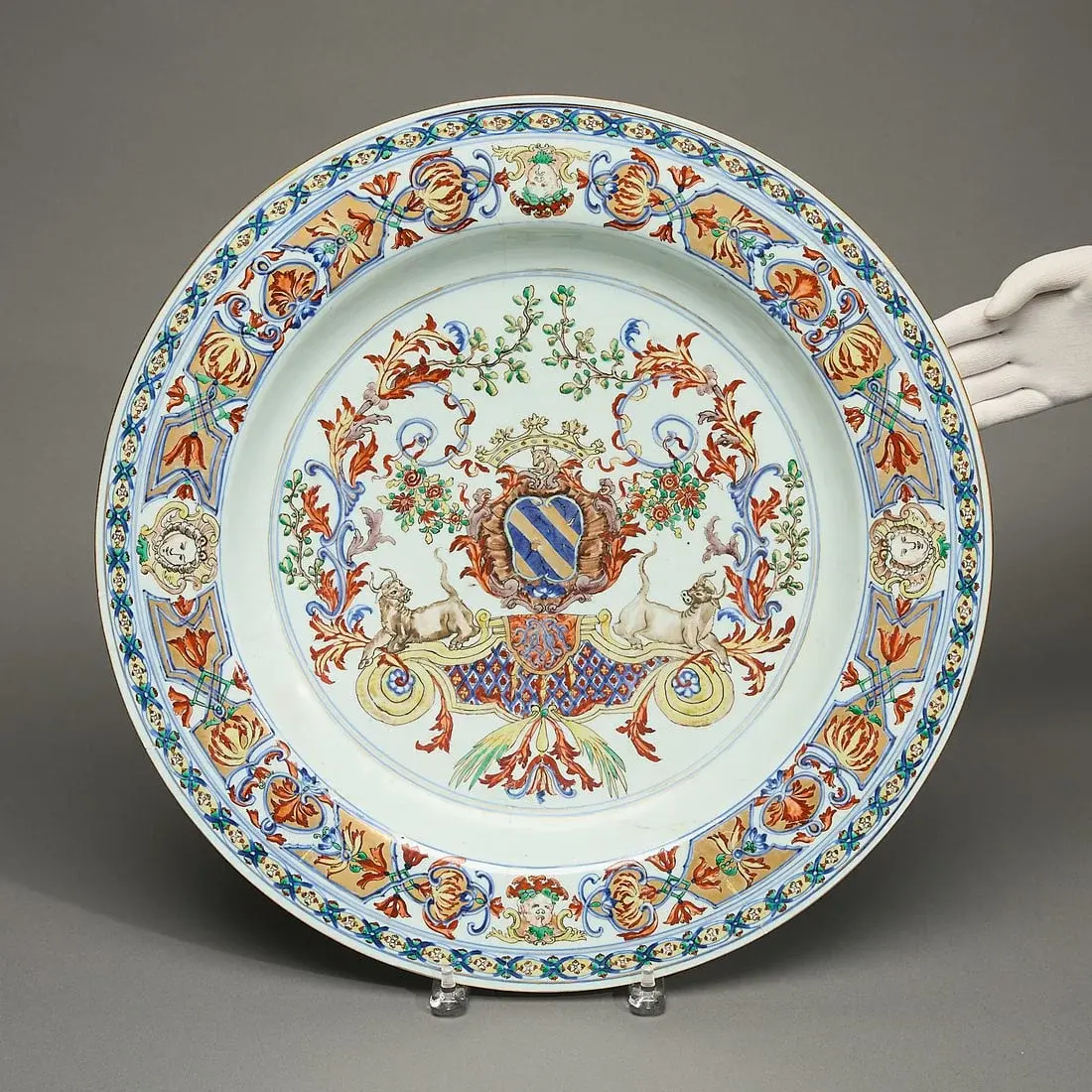 Chinese Export Portuguese Market Armorial Charger
