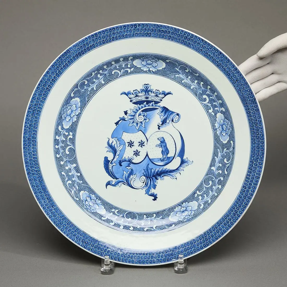 Export French Market Armorial Charger
