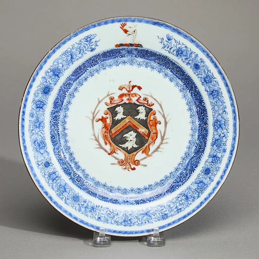 Chinese Export Armorial Plate - Skinner