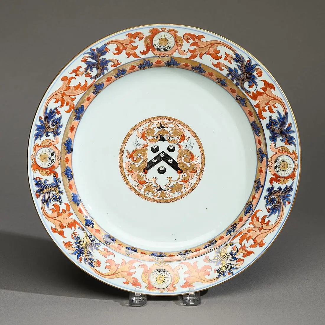 Early Chinese Imari Armorial Charger - Walker