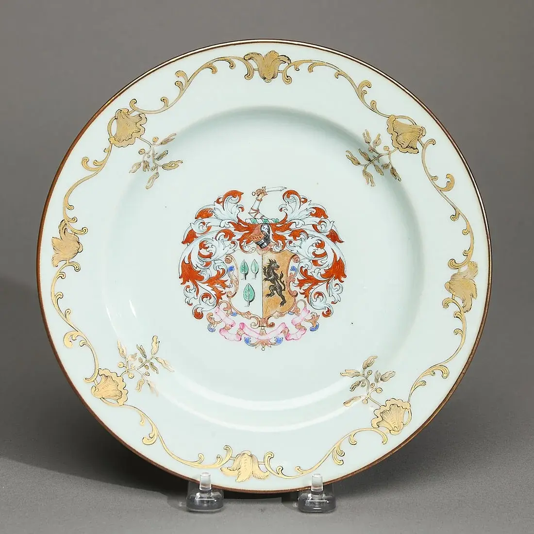 Chinese Export Armorial Plate - Foulis